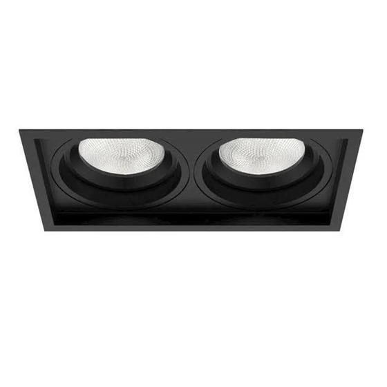 Imagem de Spot Embutir Recuado MicroBorda Duplo PAR20 Preto - Interlight