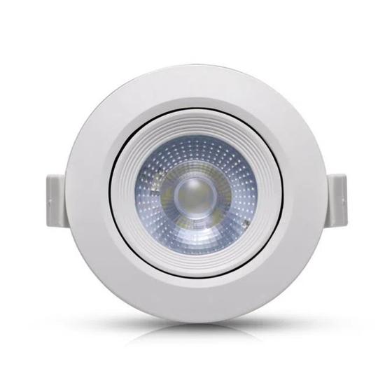 Imagem de Spot Led 5W Embutir Sobrepor Branco Frio Quente Luz Teto