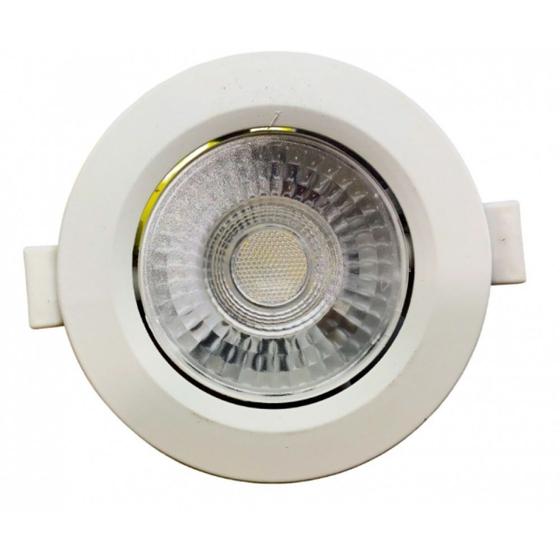 Imagem de Spot led 7w bivolt 6500k branco frio redondo embuled