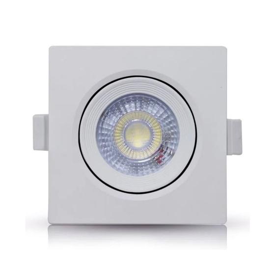 Spot Led 7W Embutir Branco Frio Quente Luz Teto Menor preço em Spot Led 7W Embutir Branco Frio Quente Luz Teto