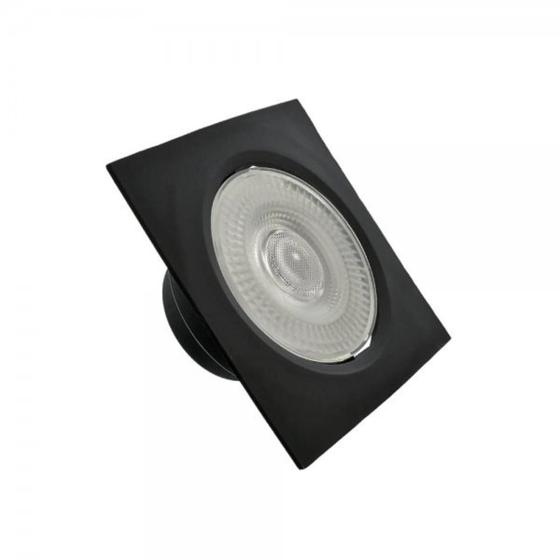 Imagem de Spot Led 7W Quadrado 6500K Preto