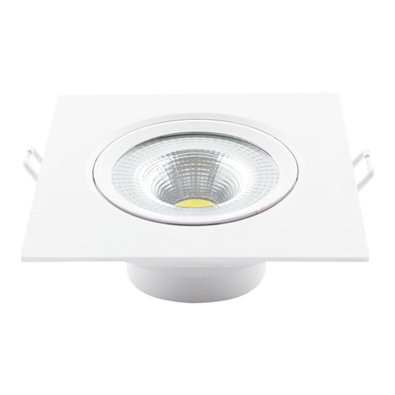 Imagem de Spot LED Authentic Embutir Quadrada Avant 12W AM3000K Bivolt