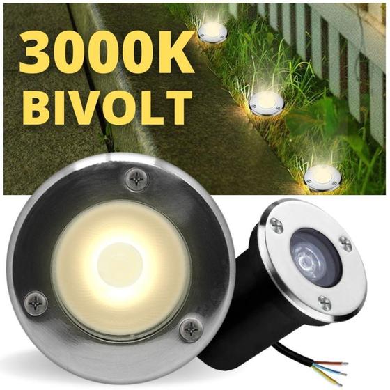 Spot Led Blindado Balizador De Solo Piso Jardim Embutir Ip67 - DTL Utilidades Menor preço em Spot Led Blindado Balizador De Solo Piso Jardim Embutir Ip67 - DTL Utilidades