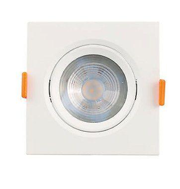 Imagem de Spot led branco neutro 7w 4000k quadrado bivolt - luminatti - lm752