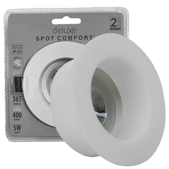 Imagem de Spot Led Comfort Redondo Recuado 5w Branco Neutro 4000K