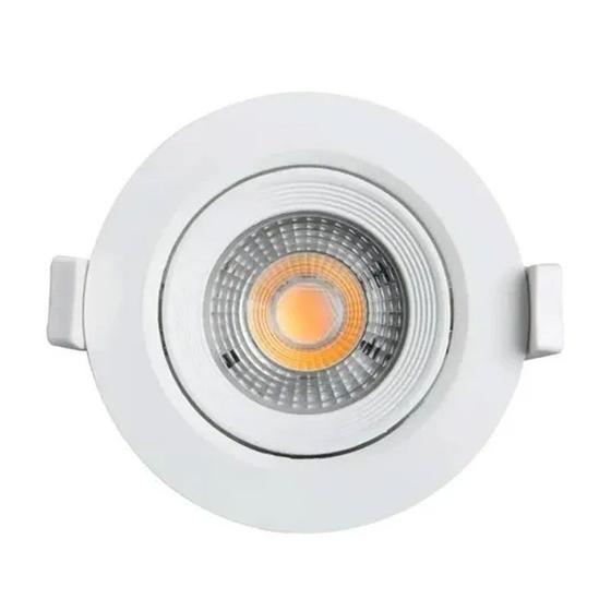 Imagem de Spot Led Direcionável 12w Redondo 3000k Branco Quente Galaxy