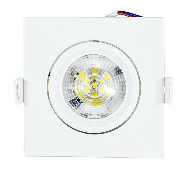 Imagem de Spot Led Direcionável Quadrado 7W 6500K Bivolt - Noll