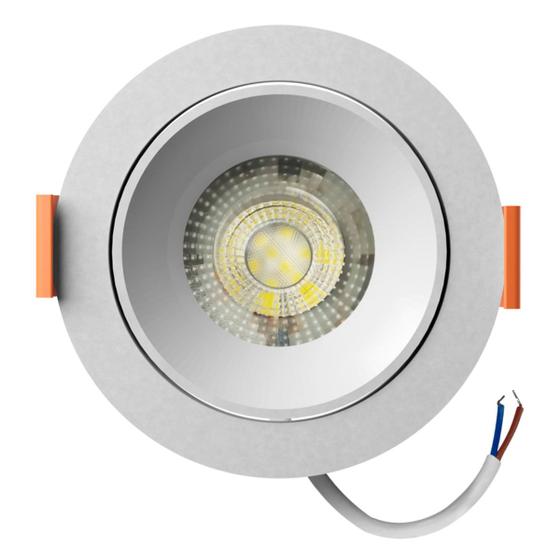 Imagem de Spot LED Embutir 7W 6500K 525LM Redondo Branco Bivolt Bronzearte