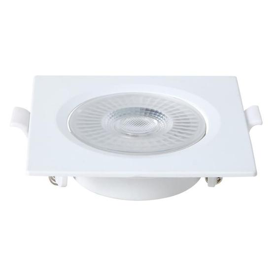 Imagem de Spot LED Embutir Quadrado 8W Branco - Blumenau Iluminação