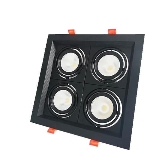 Imagem de Spot Led Evidence Quattro Luz Amarela E Branca 28W Preto Fosco Avant