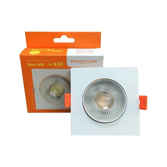 Imagem de Spot Led Quadrado 7W 4000K Bronzearte