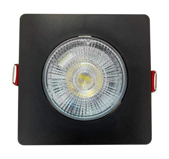 Imagem de Spot Led Supimpa Avant Quadrado Preto - 5w - 6500K Luz Branca