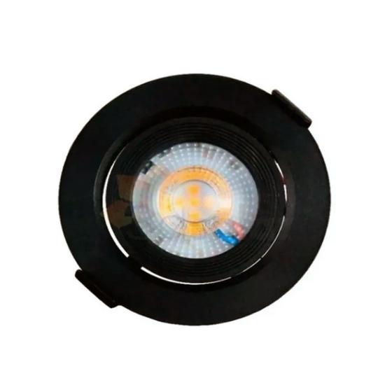 Imagem de Spot Led Supimpa Embutir 3000k Redondo 5w Bivolt Preto