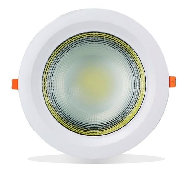 Spot Luminária Redondo Embutir Led Cob Iluminação 30w Embralumi