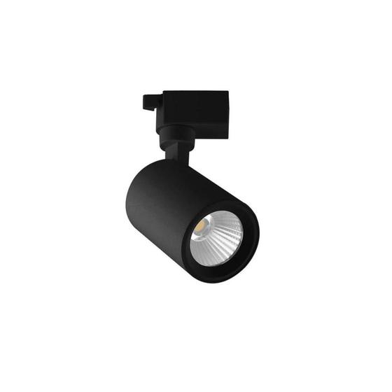 Imagem de Spot Para Trilho 12w 4000k Preto Luz Neutra Bivolt