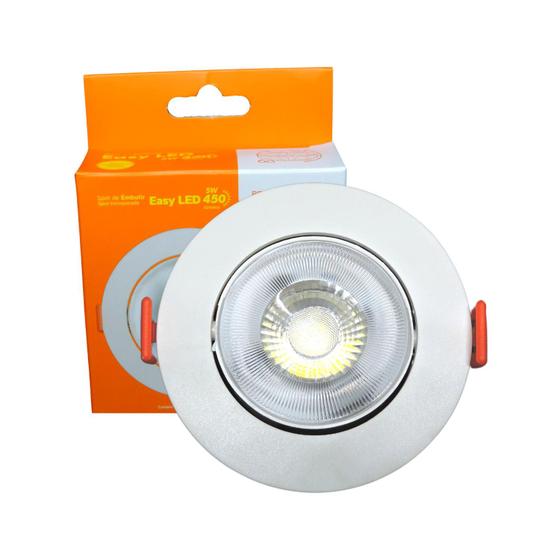 Spot Redondo 5W Embutir Easy Led LLUM Menor preço em Spot Redondo 5W Embutir Easy Led LLUM