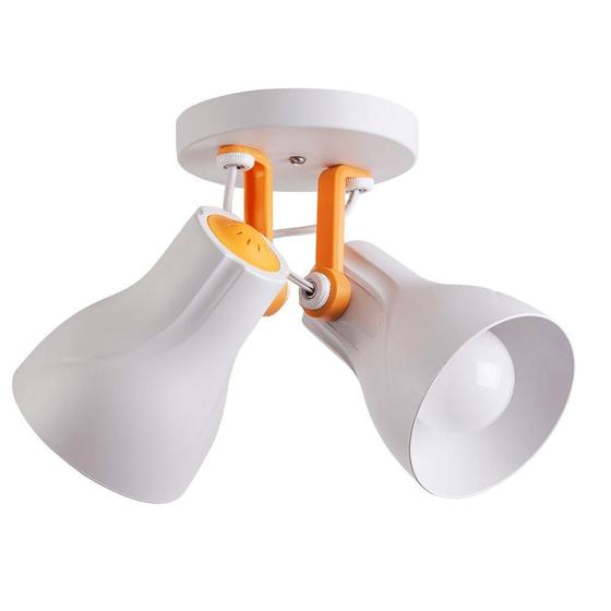 Spot Sobrepor Direcionável Duplo Octa Plus Branco/Amarelo 2xE27 Bivolt - Startec Menor preço em Spot Sobrepor Direcionável Duplo Octa Plus Branco/Amarelo 2xE27 Bivolt - Startec
