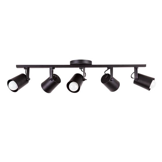 Spot Trilho de Sobrepor Moderno Direcionável Fokus 5 Lâmpadas E27 Bivolt Menor preço em Spot Trilho de Sobrepor Moderno Direcionável Fokus 5 Lâmpadas E27 Bivolt