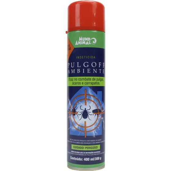 Spray Aerosol Antipulgas p/ Ambiente Pulgoff 400 mL - Mundo Animal ...