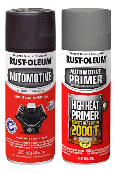 Imagem de Spray Alta Temperatura Automotivo + Primer 1093c Rust Oleum