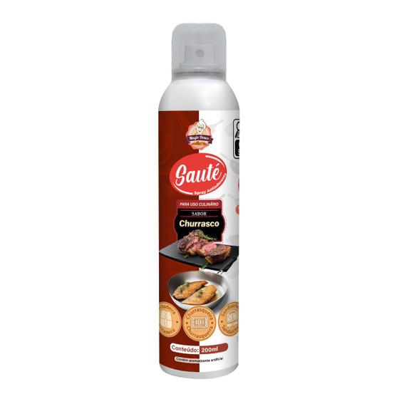 Imagem de Spray Antiaderente Culinário Sabor Churrasco 200ml NI- Sauté