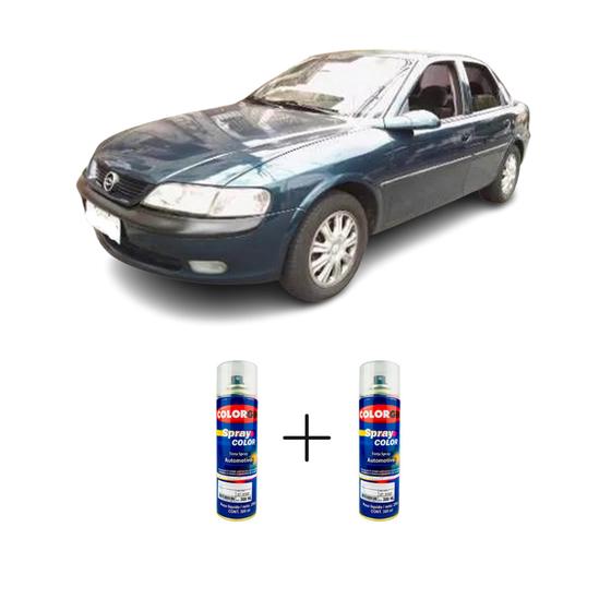 Imagem de SPRAY AUTOMOTIVO Azul Enseada GM + SPRAY VERNIZ 300ML