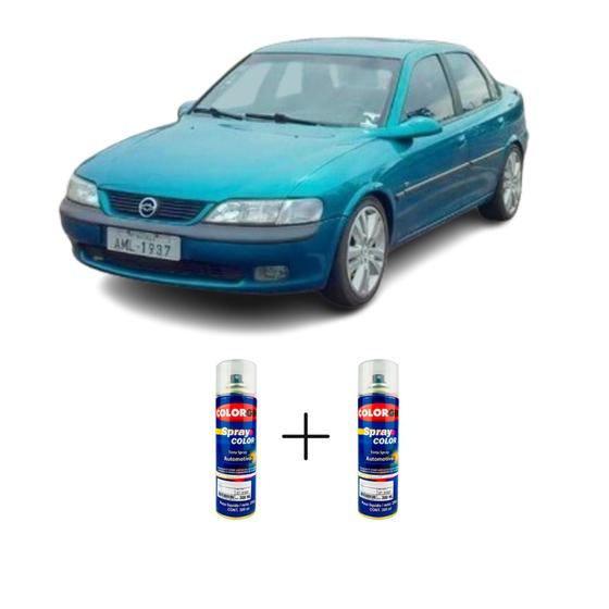 Imagem de SPRAY AUTOMOTIVO Azul Vandike GM + SPRAY VERNIZ 300ML