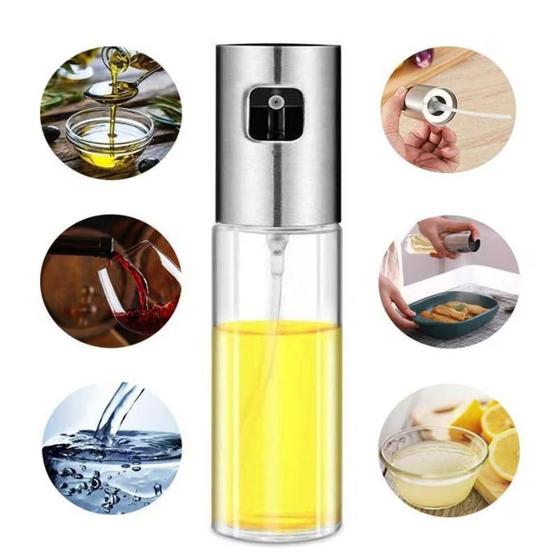 Imagem de Spray Borrifador 100Ml Pulverizador Dispenser Inox Vinagre