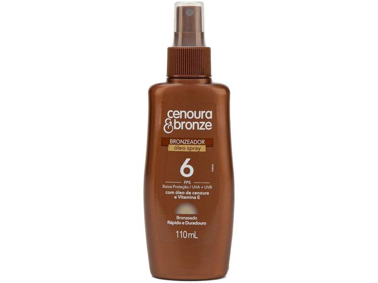 Imagem de Spray Bronzeador Cenoura & Bronze 22693-0 - FPS 6 110ml