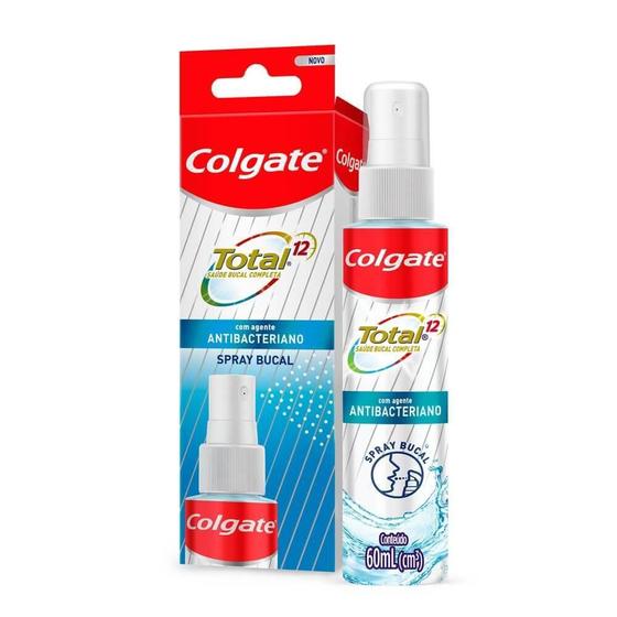 Imagem de Spray bucal colgate total 12 antibacteriano com 60ml