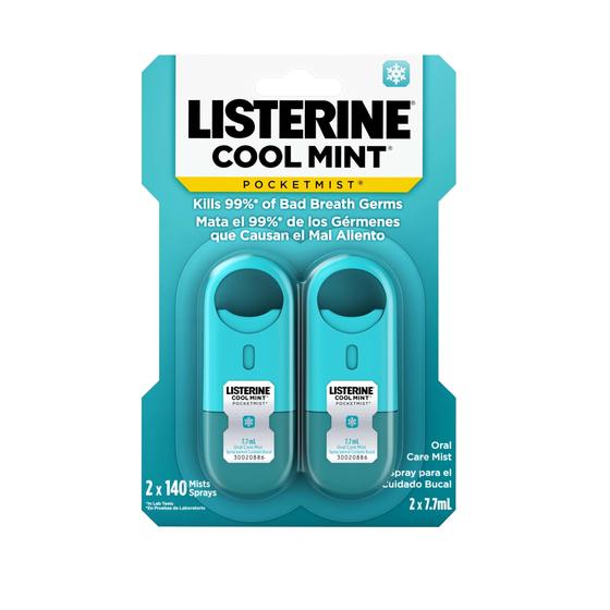 Imagem de Spray Bucal Listerine Pocketmist Menta 15.4mL - 15 Unidades