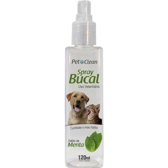 Imagem de Spray Bucal Pet Clean Sabor Menta Para Cães E Gatos - 120 Ml