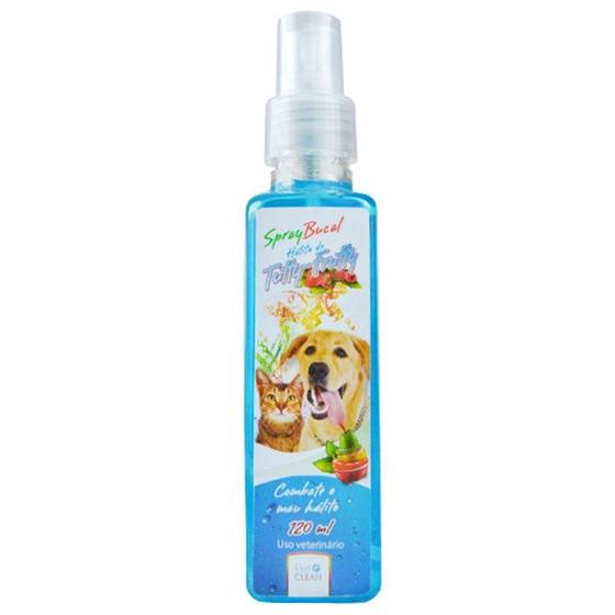 Spray Bucal Pet Clean Sabor TutyFruti para Cães e Gatos 120 mL