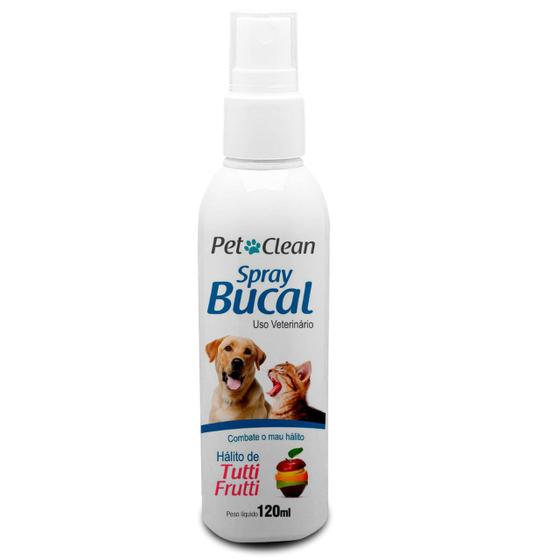 Imagem de Spray Bucal Pet Clean Tutti-Frutti Para Cães E Gatos 120ml