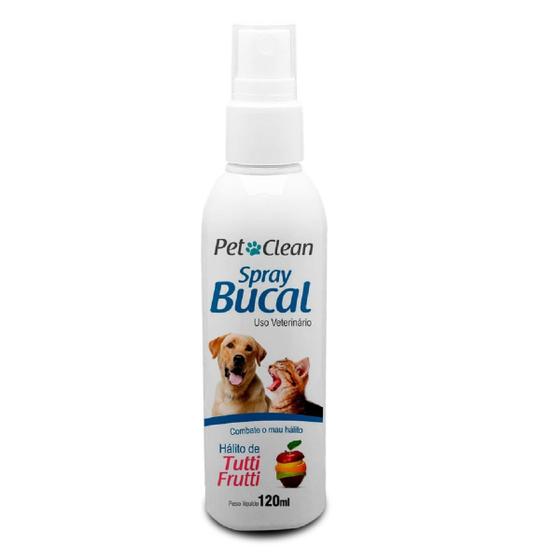 Imagem de Spray Bucal Tutti Frutti Cães e Gatos Pet Clean 120ml