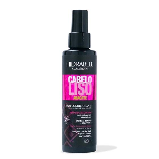 Imagem de Spray Cabelo Liso Abacate 120ml Hidrabell