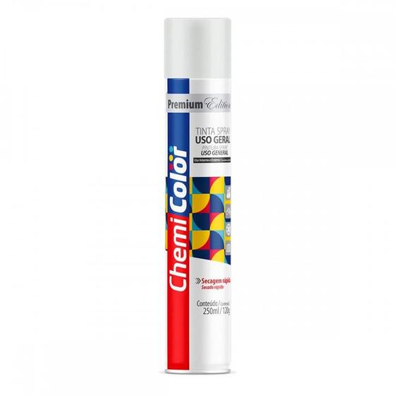 Imagem de Spray Chemicolor Branco Fosco 250Ml/120G.