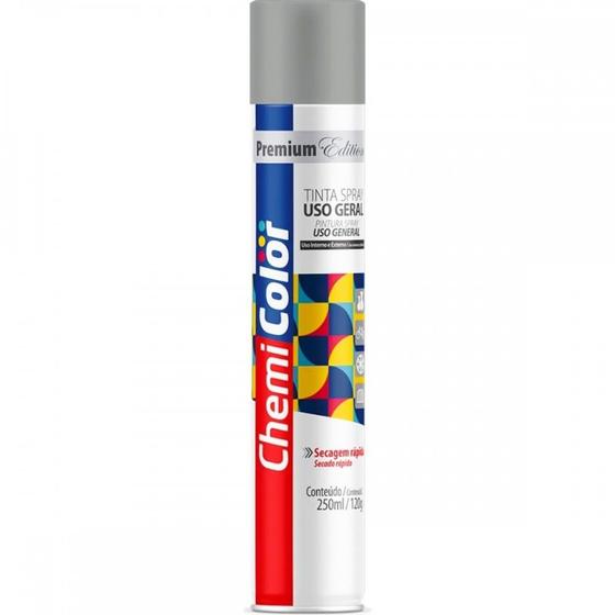 Imagem de Spray Chemicolor Cinza Escuro 250Ml/120G.