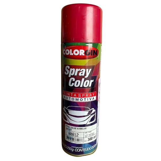 Imagem de Spray color vermelho massey 300 ml - colorgin