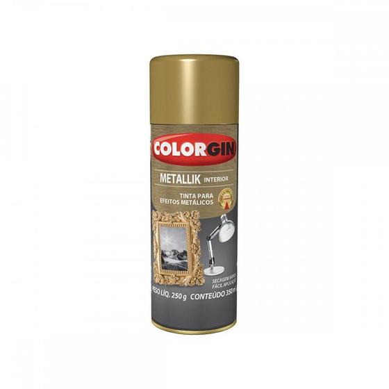 Imagem de Spray Colorgin Metalik Prata 350Ml  53