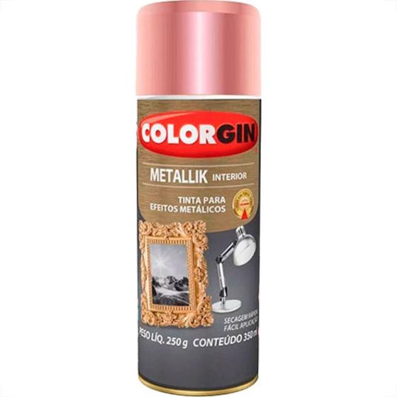 Imagem de Spray Colorgin Metallik Rosegold-56