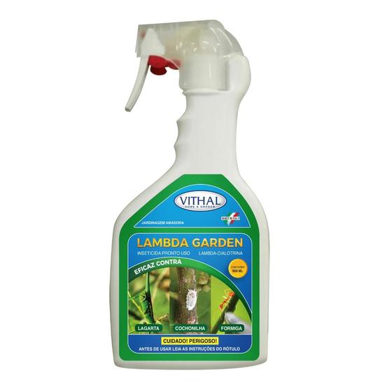 Imagem de Spray contra insetos formigas lagartas conchinilhas Lambda Garden Vithal500ml