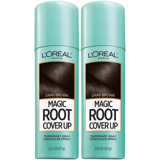 Imagem de Spray de Coloração de Raiz L'Oréal Paris Root Cover Up - Castanho Escuro (2 Unidades)