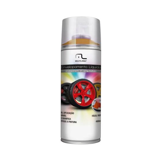 Imagem de Spray De Envelopamento Multilaser Liquido Dourado 400ml