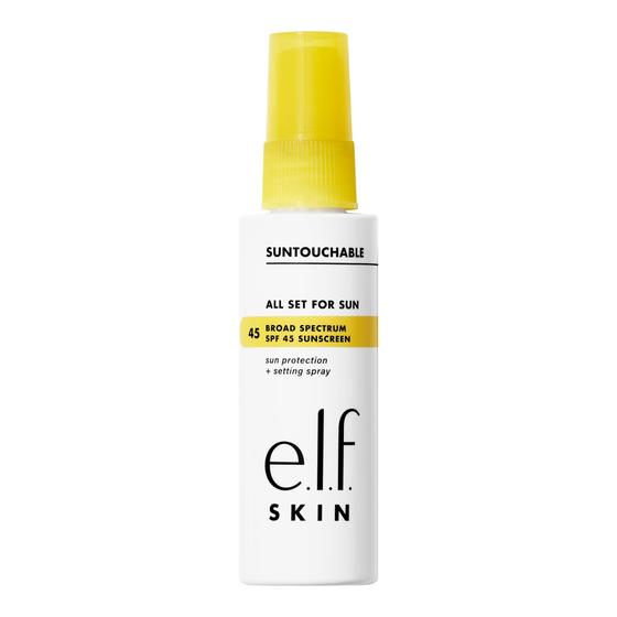 Imagem de Spray de fixação e.l.f. SKIN All Set For Sun SPF 45 118 ml