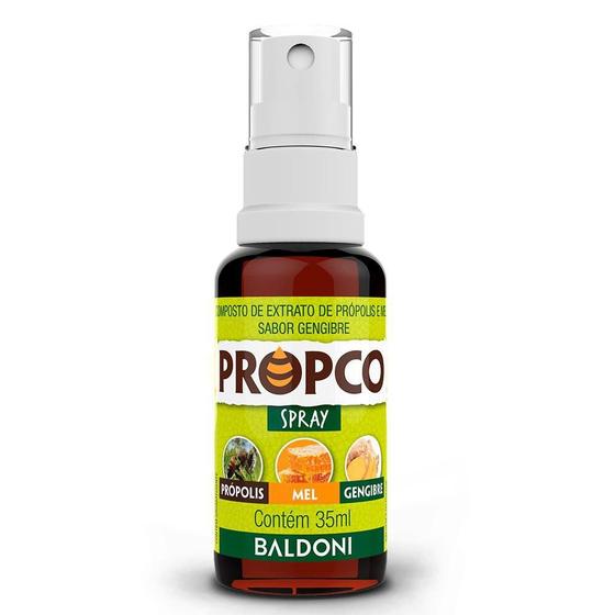 Imagem de Spray De Própolis Mel E Gengibre Propco 35Ml - Baldoni