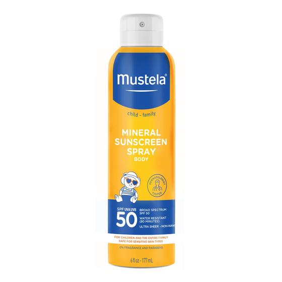 Imagem de Spray de proteção solar Mustela Baby SPF 50 Broad Spectrum 180mL