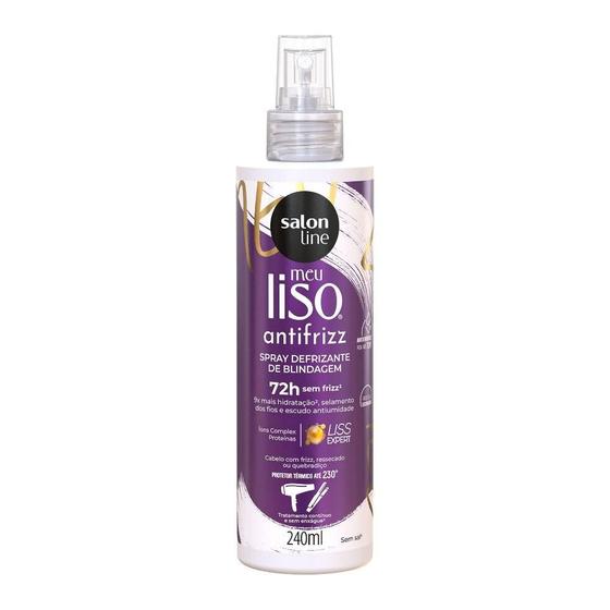 Imagem de Spray Defrizante Protetor Térmico Meu Liso Antifrizz 240ml