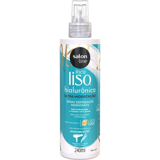 Imagem de Spray Defrizante Salon Line Meu Liso Hialurônico Ultra-Hidratação 240ml