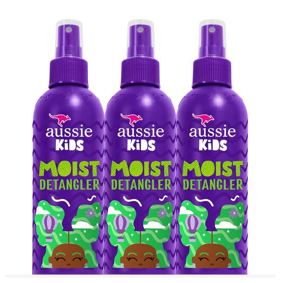 Imagem de Spray Desembaraçante Aussie Kids Moist 240ml - Pacote com 3